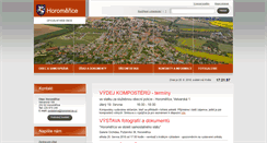 Desktop Screenshot of horomerice.cz