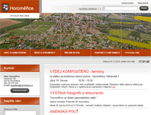 Tablet Screenshot of horomerice.cz